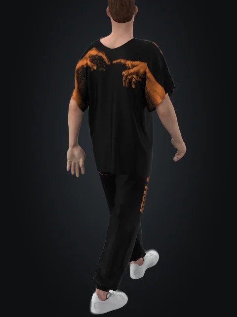 Baggy set, back