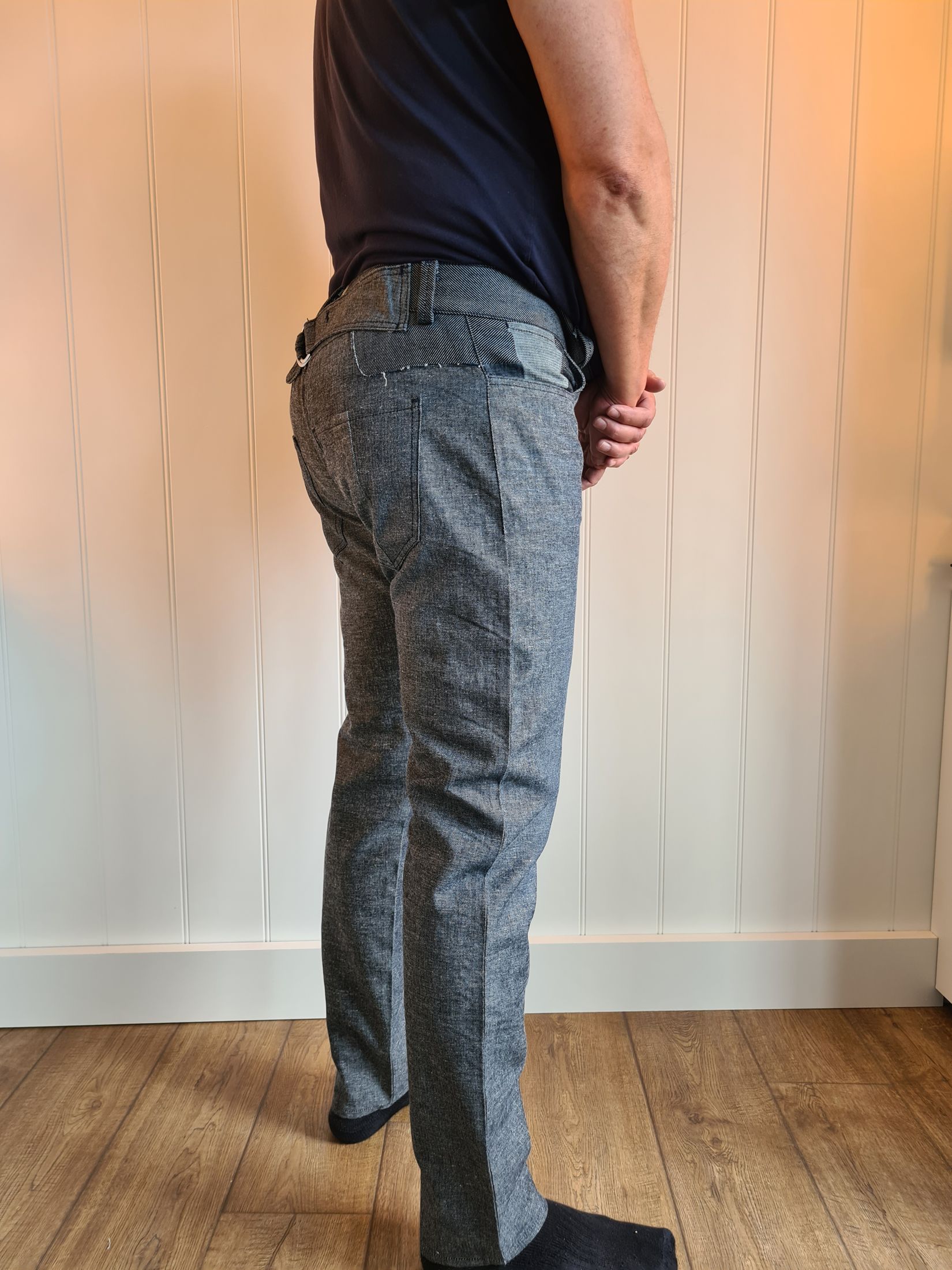 Worn: fitted, and not afraid of a little karate kick