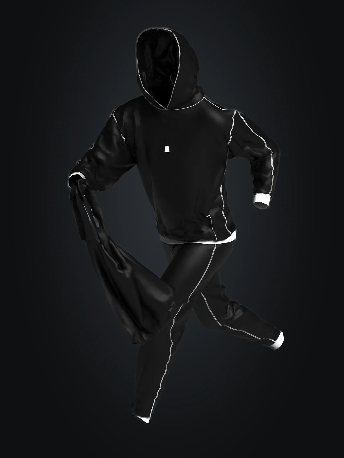 Zero waste tracksuit, CLO3D