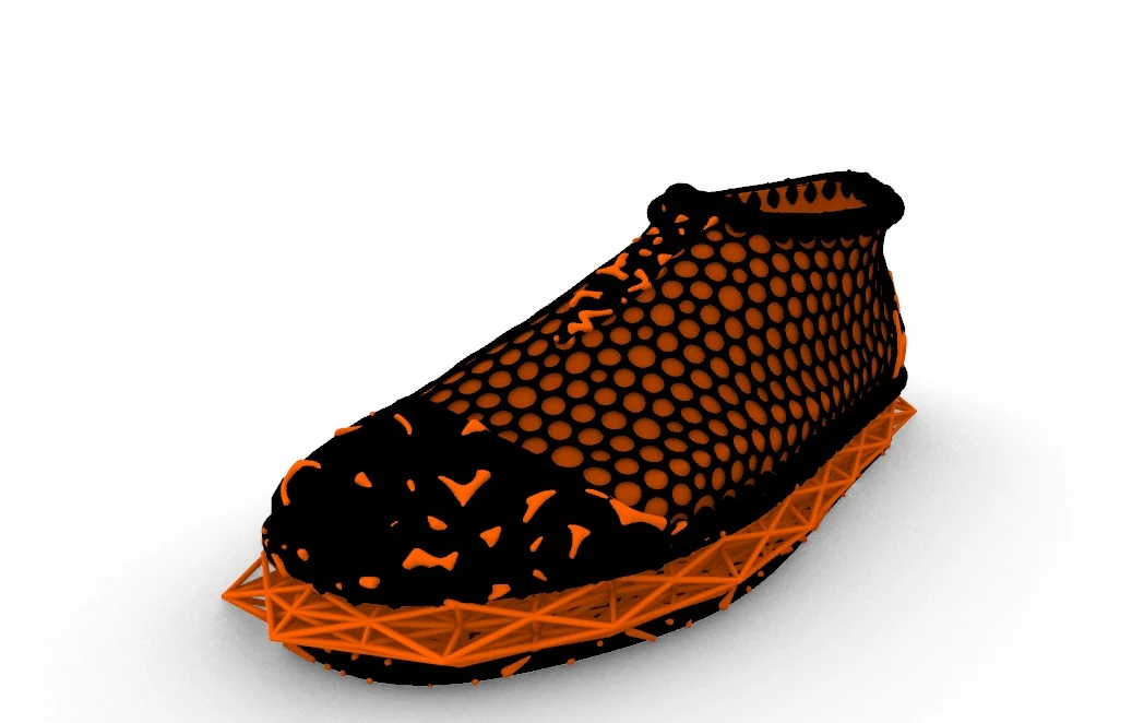 Orange variant, three-quarter
